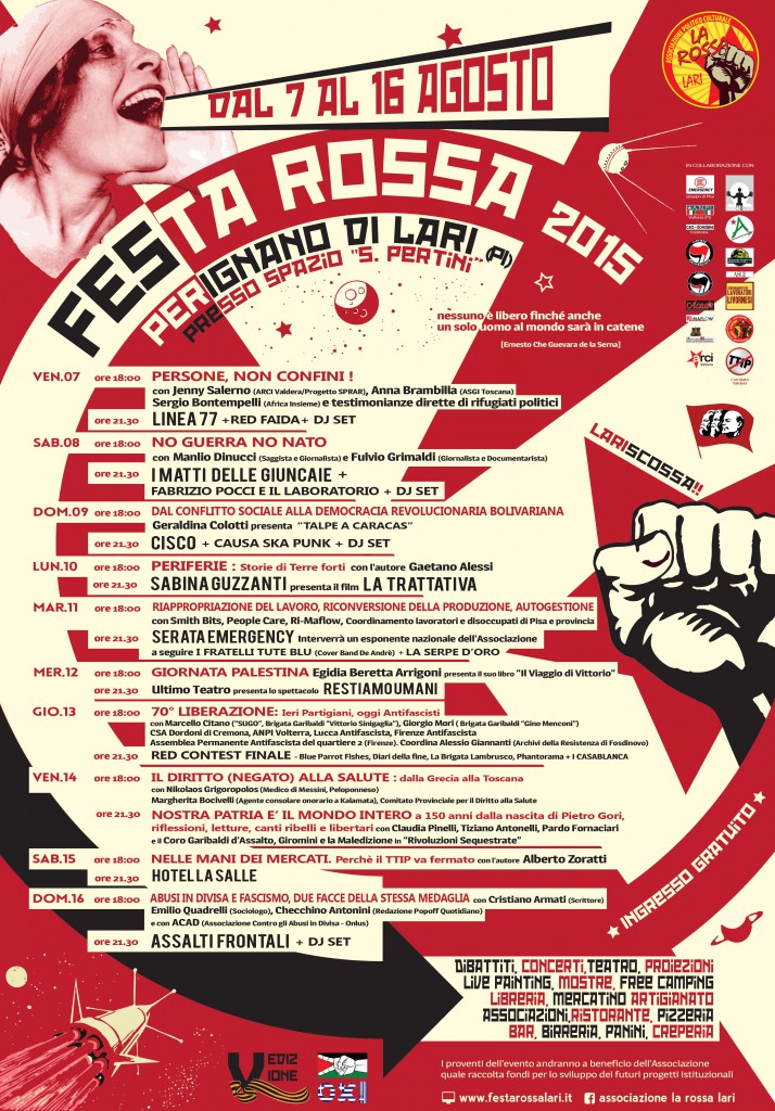 Festa Rossa 2015_locandina